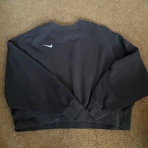 Black Nike Crop Sweatshirt